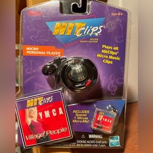 Rare Unopened Hit Clips Micro Personal Player With YMCA by Village People